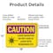 Signmission Radiation & Laser Sign, 12 in H x 18 in W, Plastic, Rectangle OS-2PACK-CR-P-1218-L-10146 - alternate 2